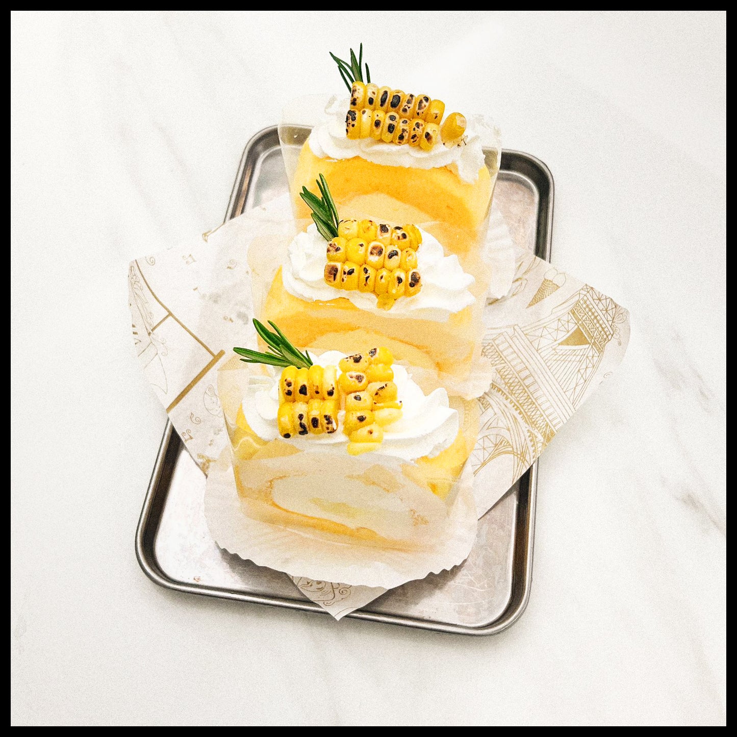 香濃玉米濃湯捲蛋