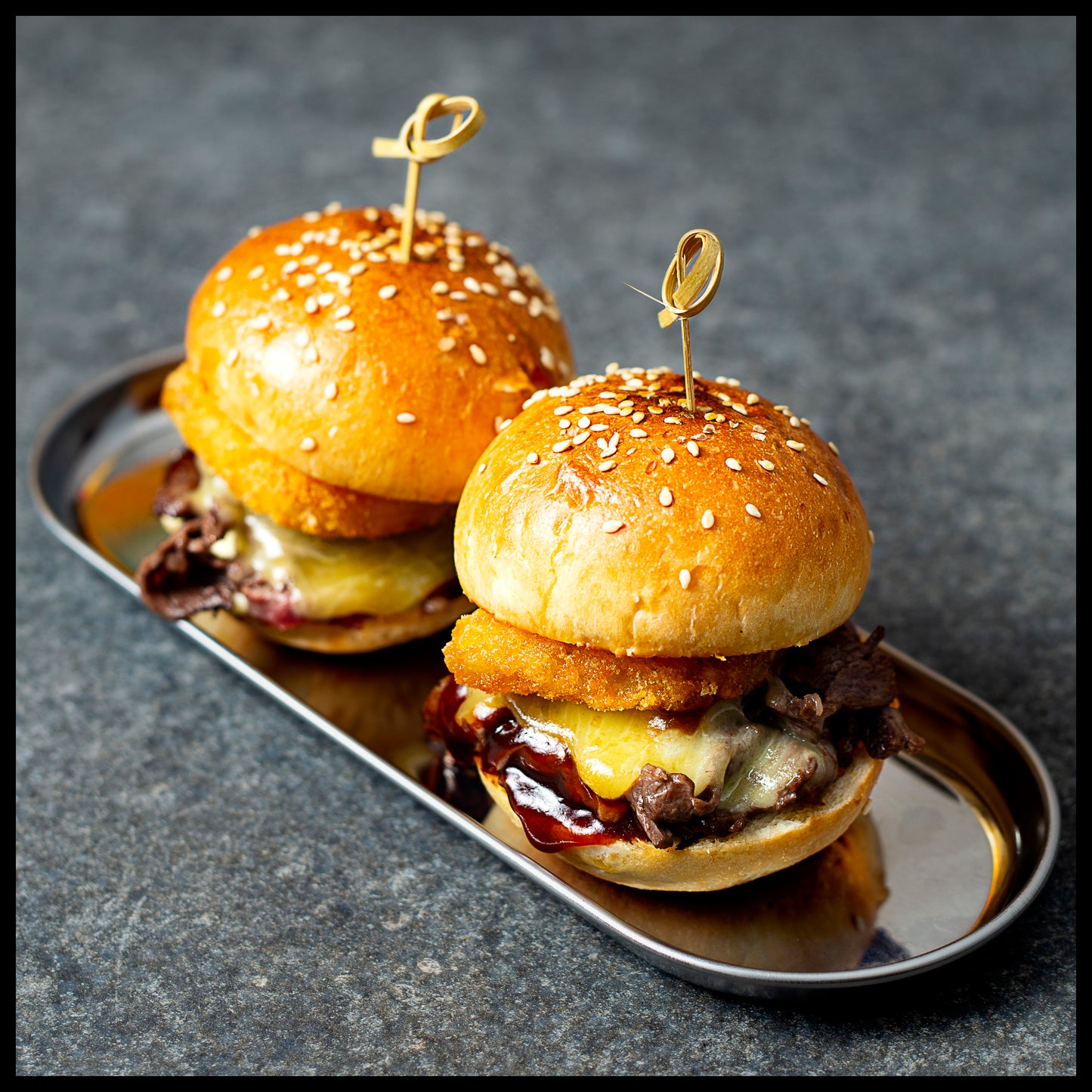Mini Crispy Beef Burger (x8pcs)
