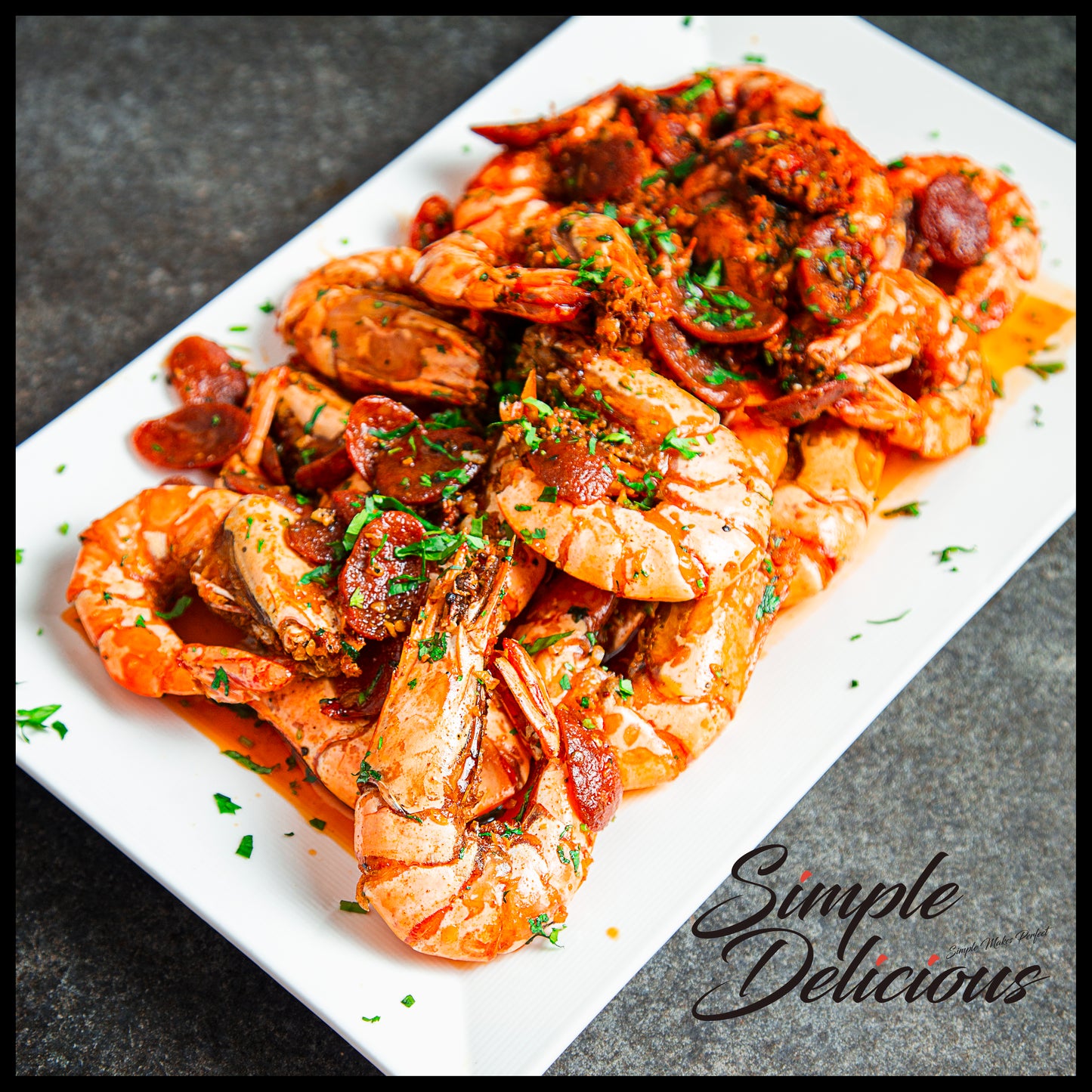 Spanish Shrimp with Chorizo (12pcs)